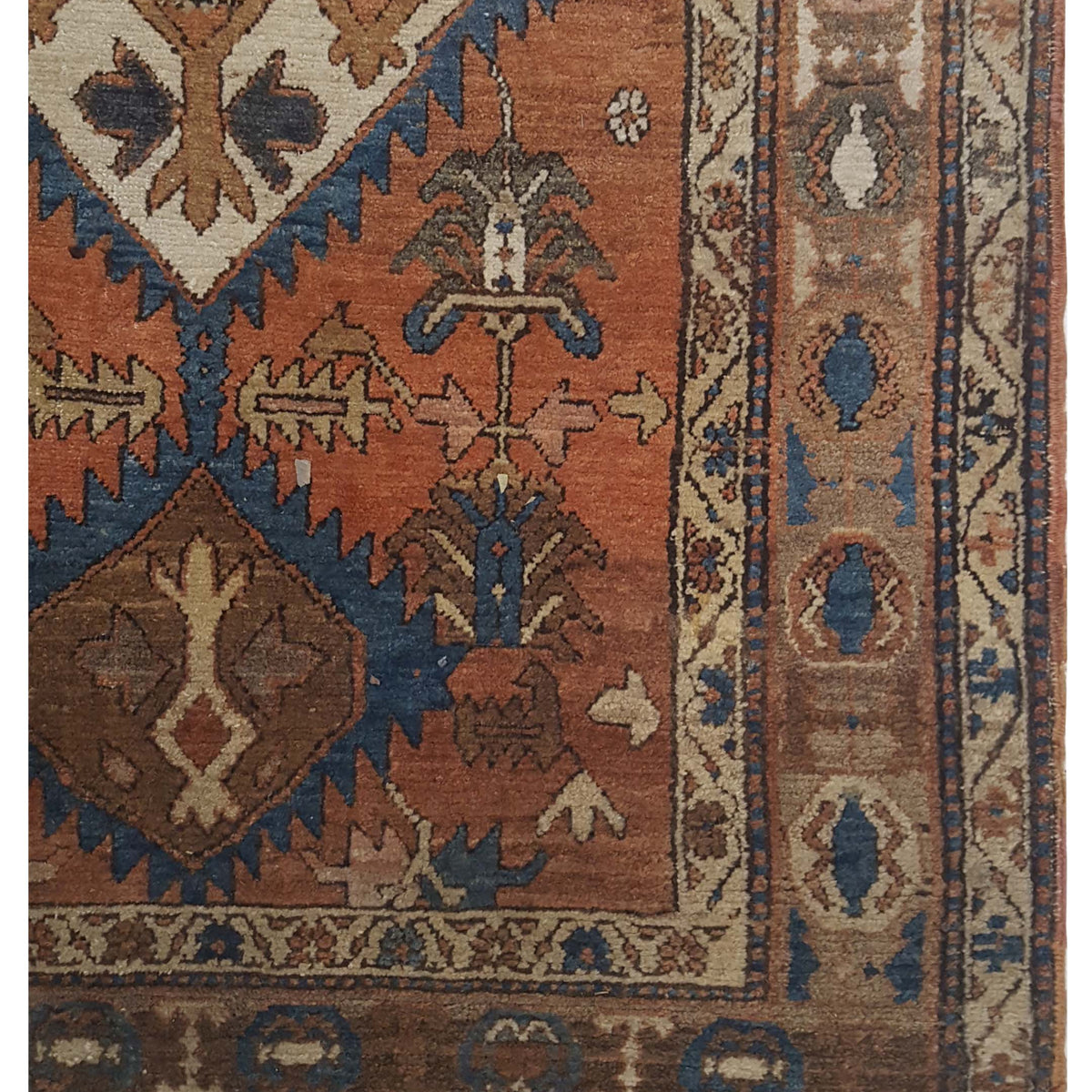 Pacific Antique Serab 67201 Camel Beige Traditional Antique Rug