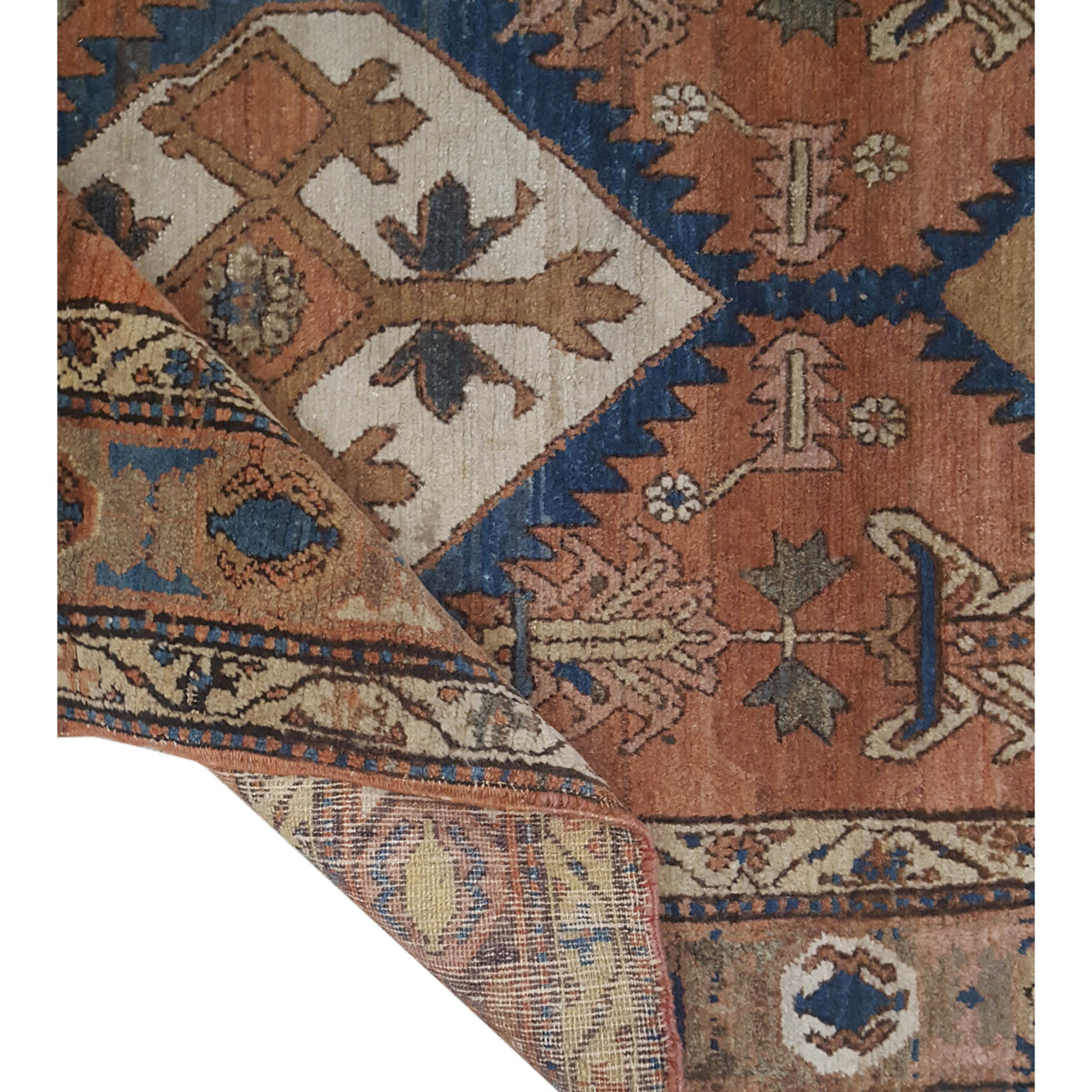 Pacific Antique Serab 67201 Camel Beige Traditional Antique Rug