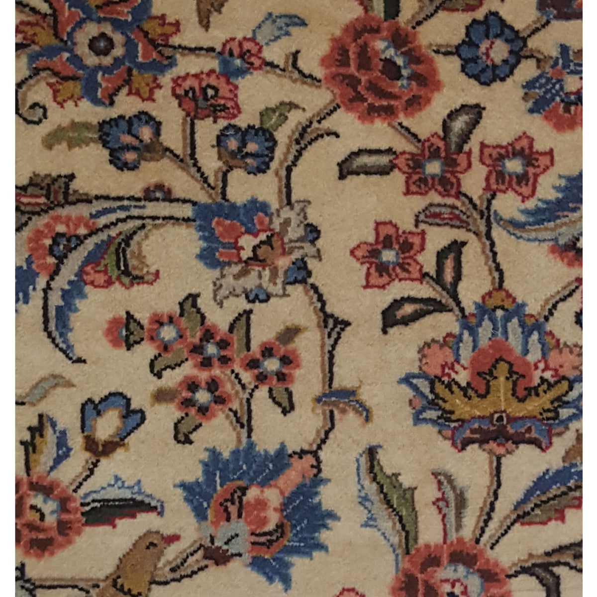 Pacific Bijar 67202 Ivory Red Traditional Hand Knotted Rug