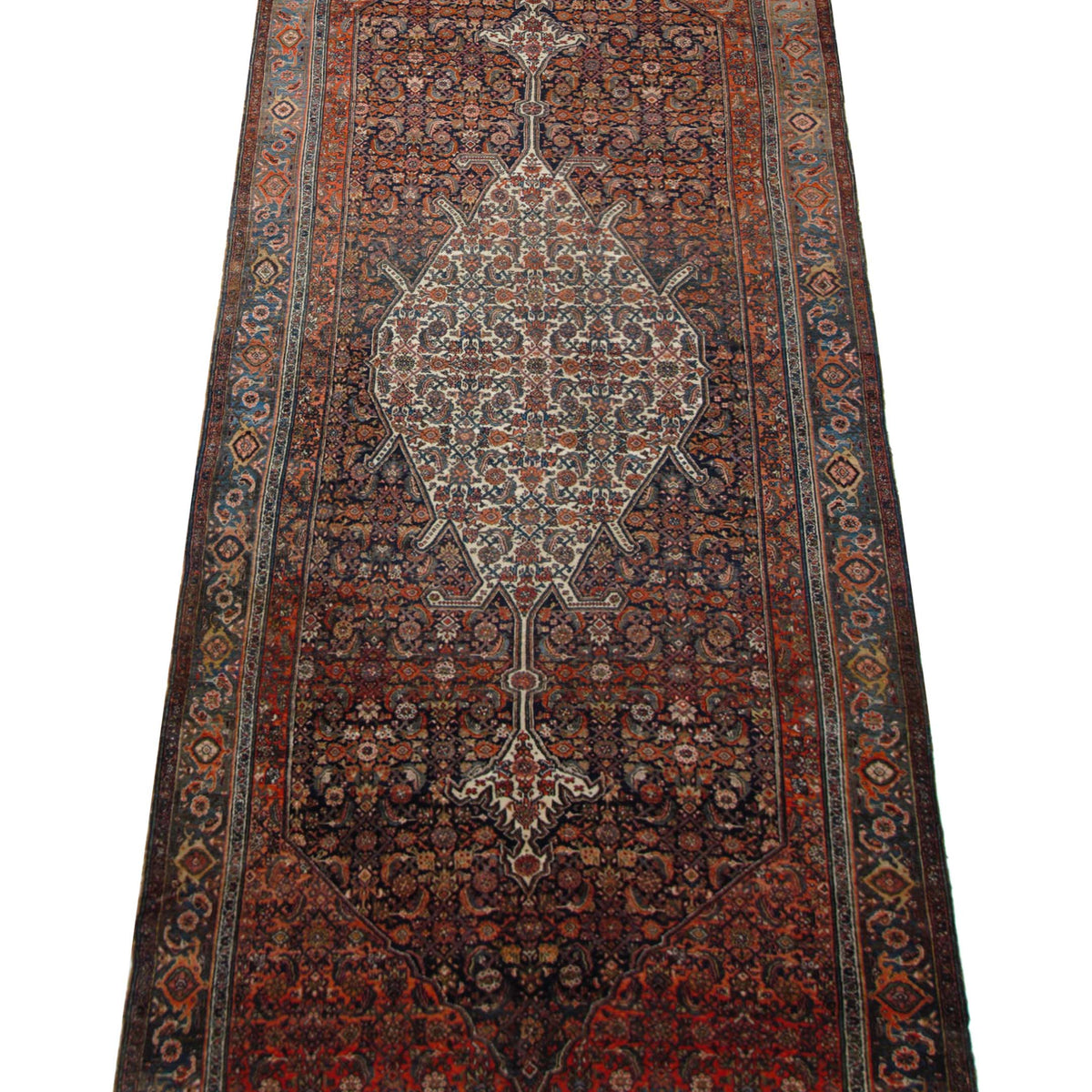 Fasa Antique Malayer 67205 Red Navy Traditional Antique Rug
