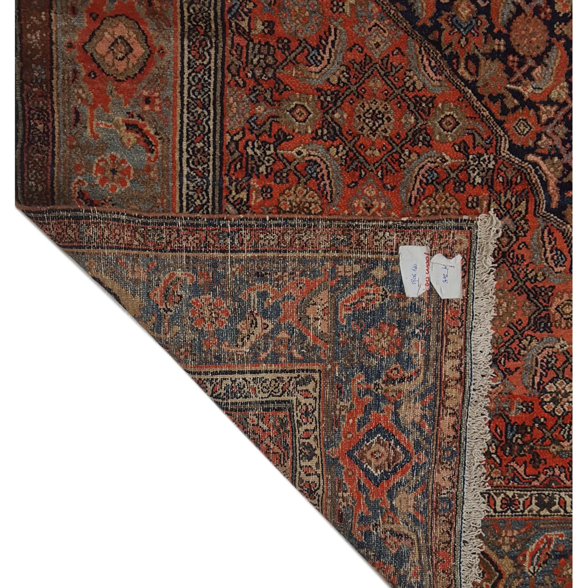 Fasa Antique Malayer 67205 Red Navy Traditional Antique Rug
