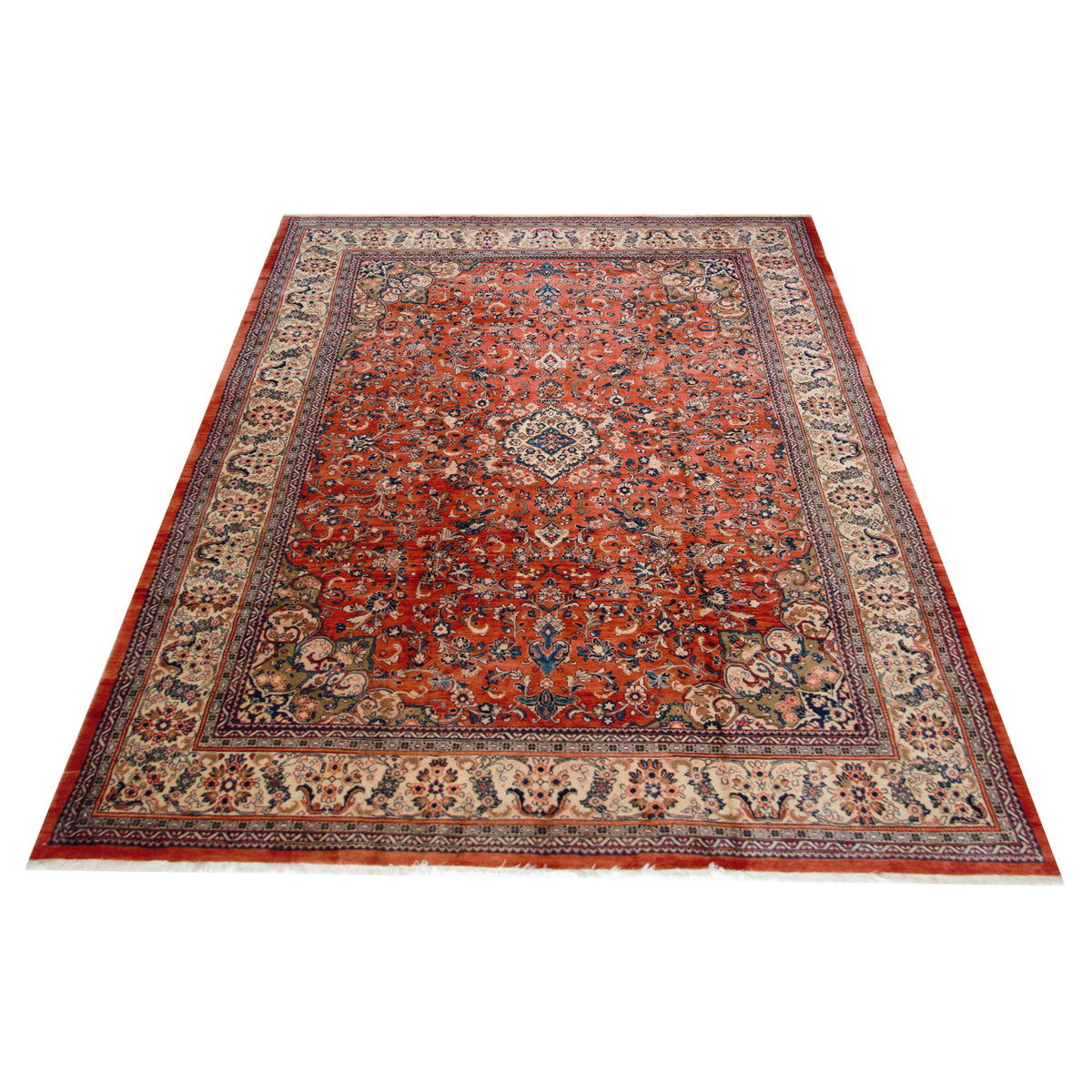 Pacific Mahal 67206 Red Red Traditional Hand Knotted Rug