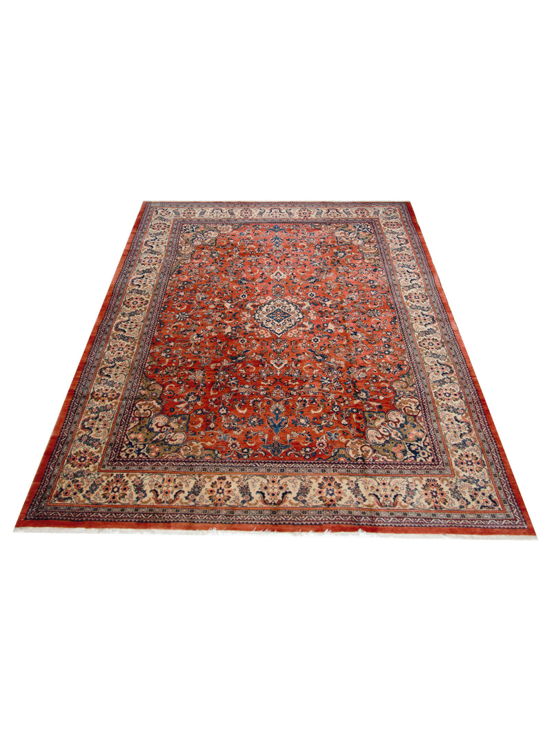 Pacific Mahal 67206 Red Red Traditional Hand Knotted Rug
