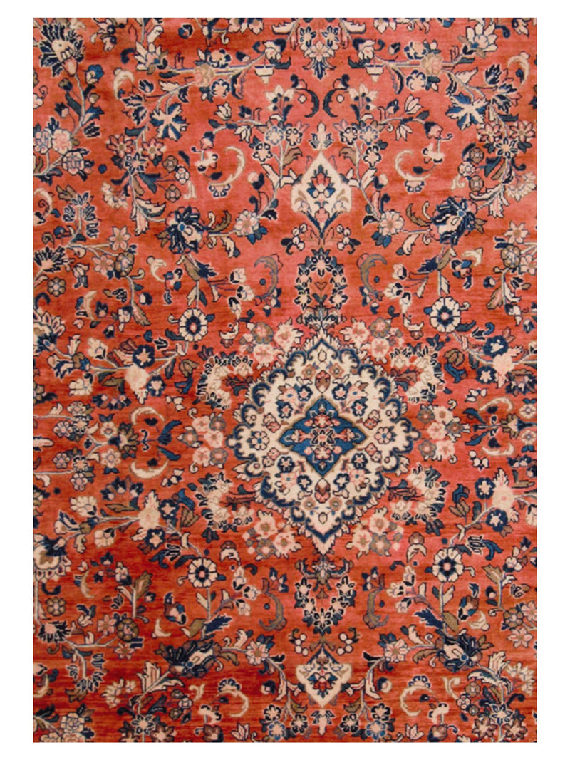 Pacific Mahal 67206 Red Red Traditional Hand Knotted Rug