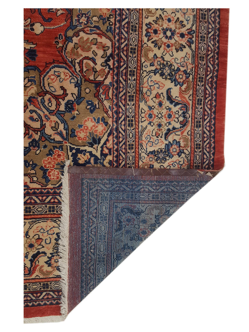 Pacific Mahal 67206 Red Red Traditional Hand Knotted Rug