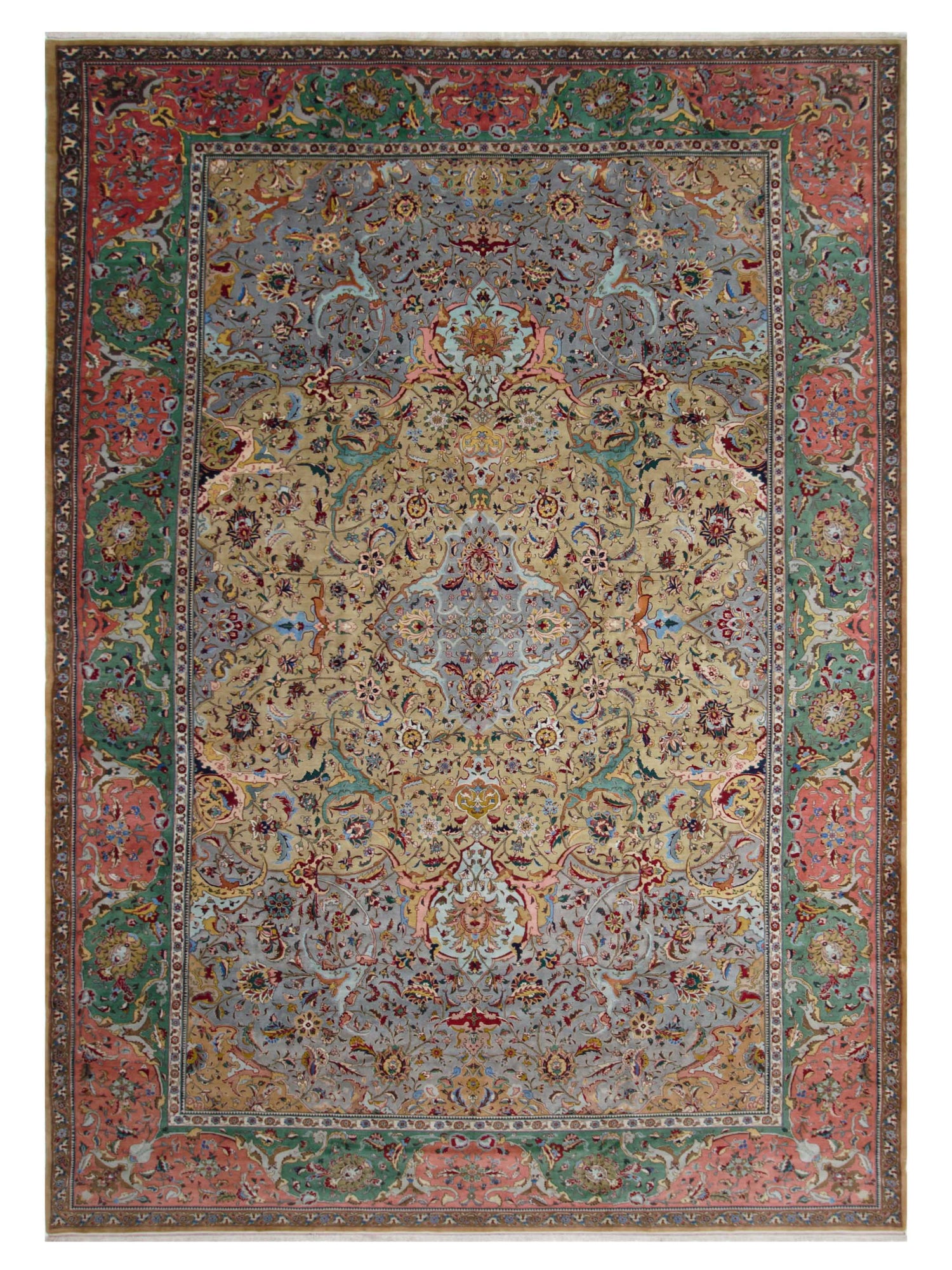 Pacific Tabriz  Lime Multi Traditional