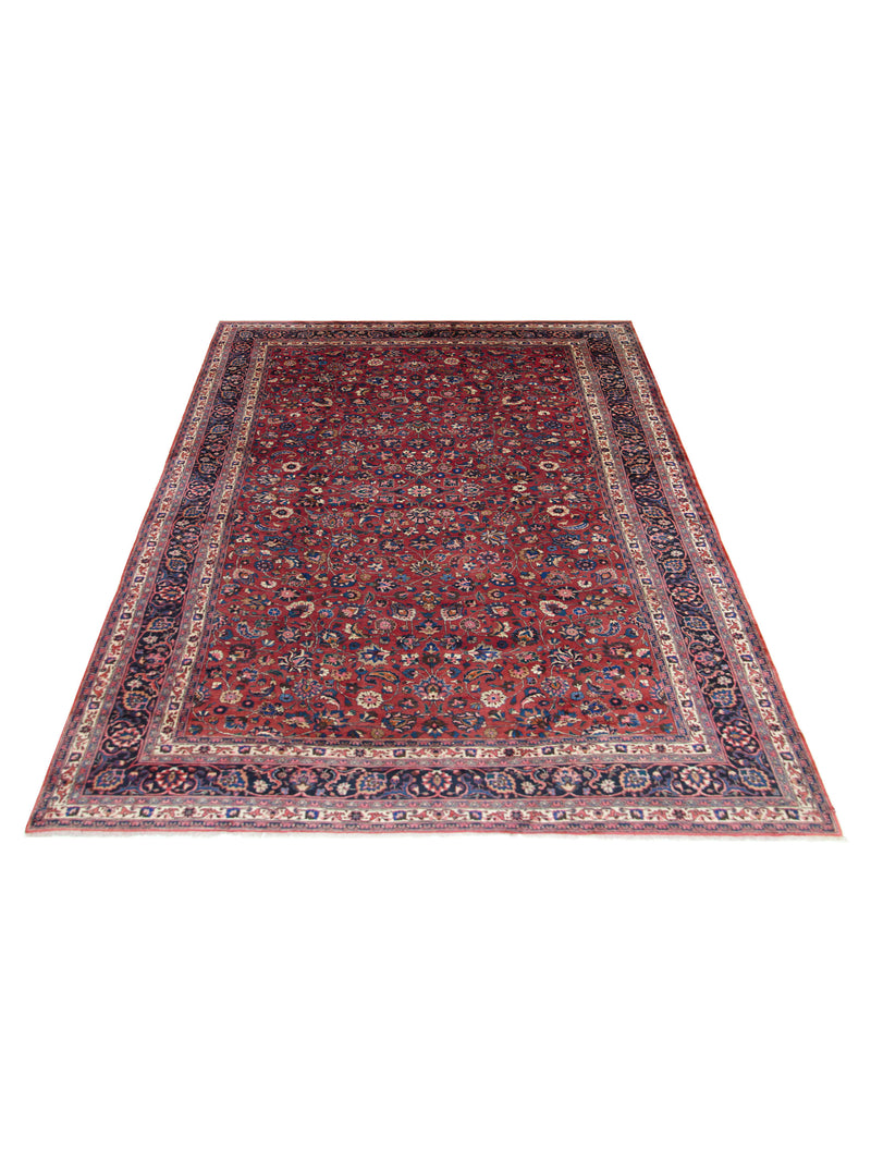 Pacific Mashad 67210 Red Red Traditional Semi Antique Rug