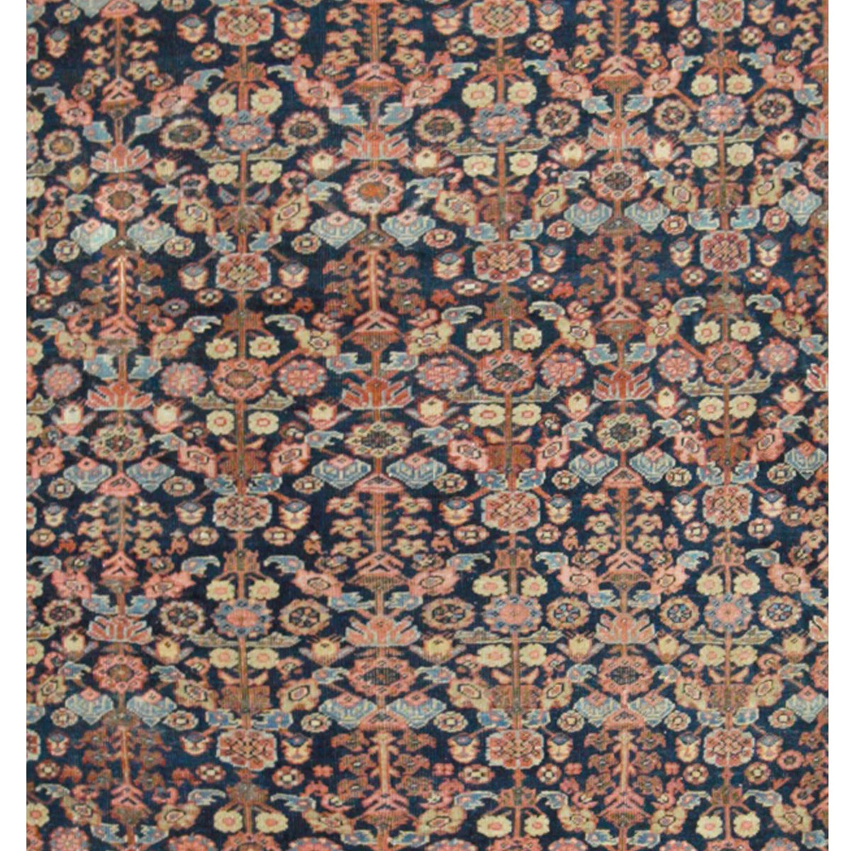 Pacific Antique Sultanabad 67211 Navy Rust Traditional Antique Rug