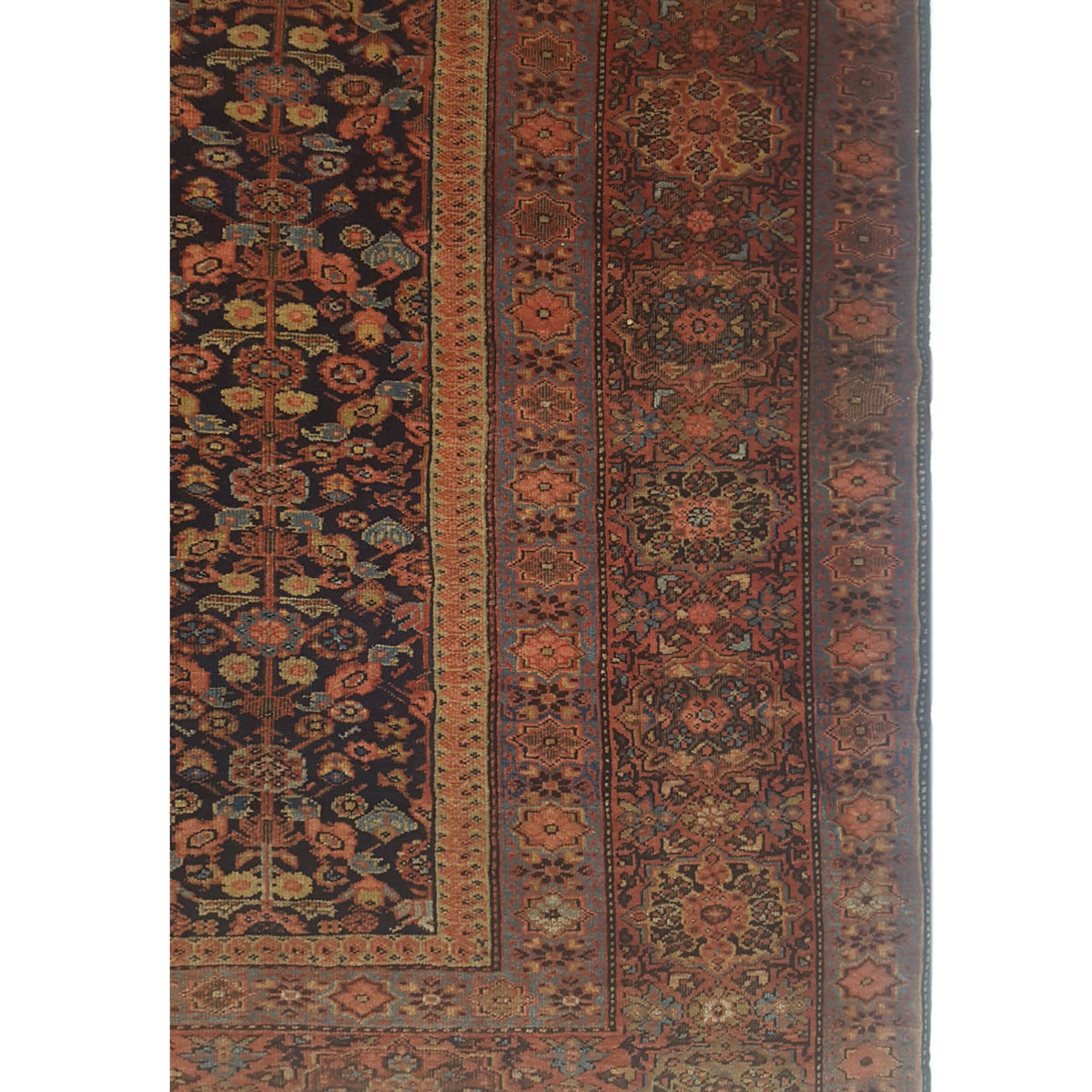 Pacific Antique Sultanabad 67211 Navy Rust Traditional Antique Rug