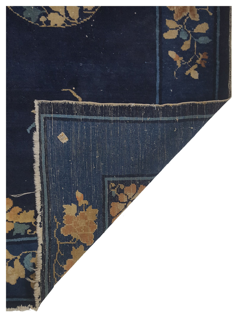 Pacific Peking 67212 Navy Navy Transitional Hand Knotted Rug