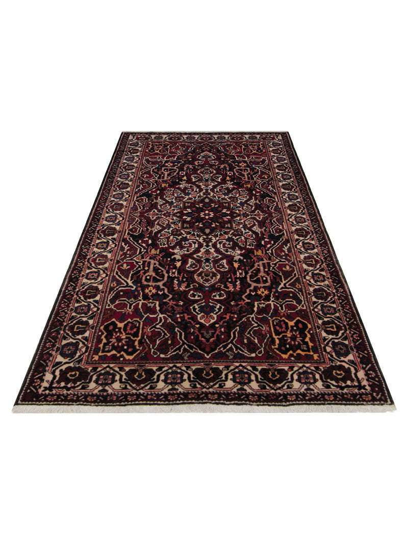 Pacific Bakhtiyari 67225 Red Ivory Traditional Hand Knotted Rug