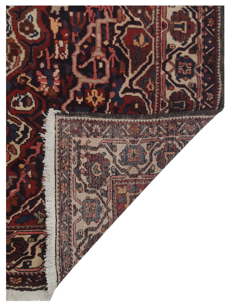 Pacific Bakhtiyari 67225 Red Ivory Traditional Hand Knotted Rug