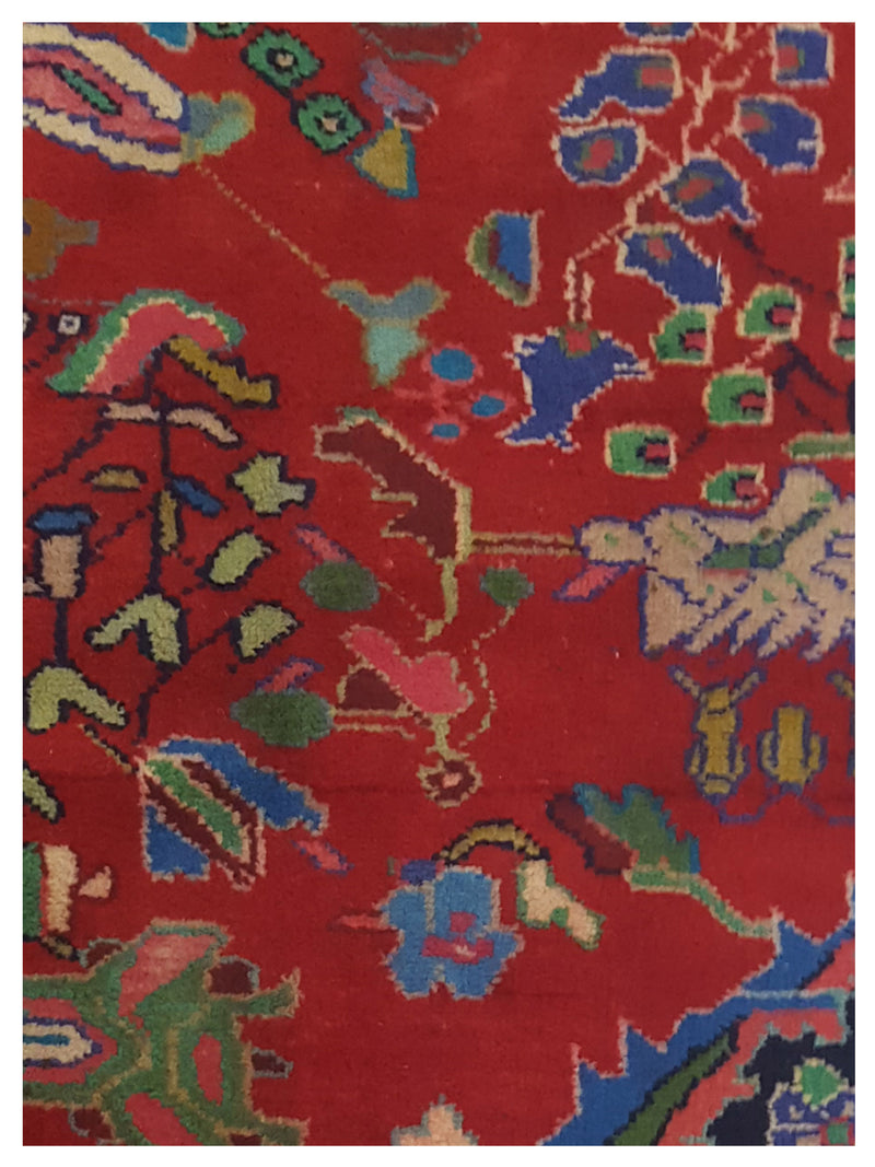 Pacific Bakhtiyari 67230 Navy Red Traditional Hand Knotted Rug