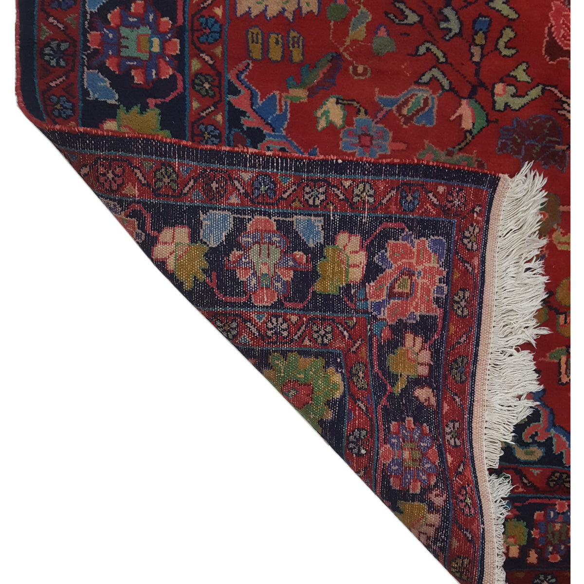 Pacific Bakhtiyari 67230 Navy Red Traditional Hand Knotted Rug