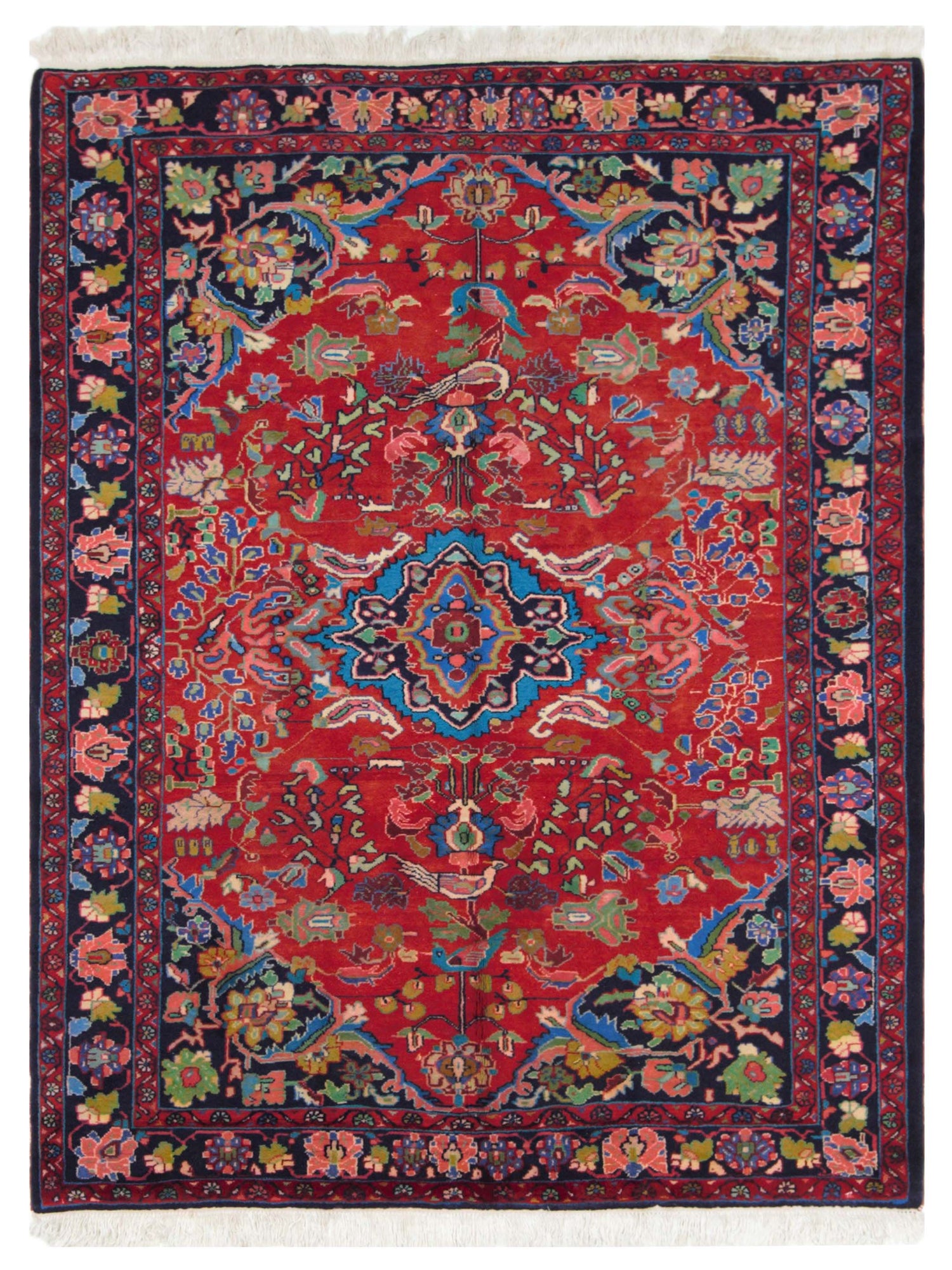 Pacific Bakhtiyari  Navy Red Traditional