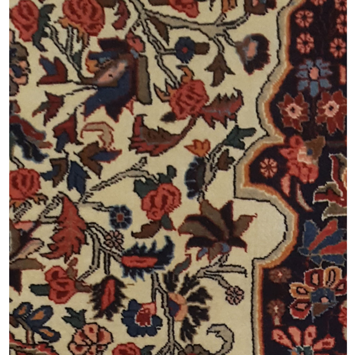 Pacific Bijar 67231 Red Ivory Traditional Hand Knotted Rug