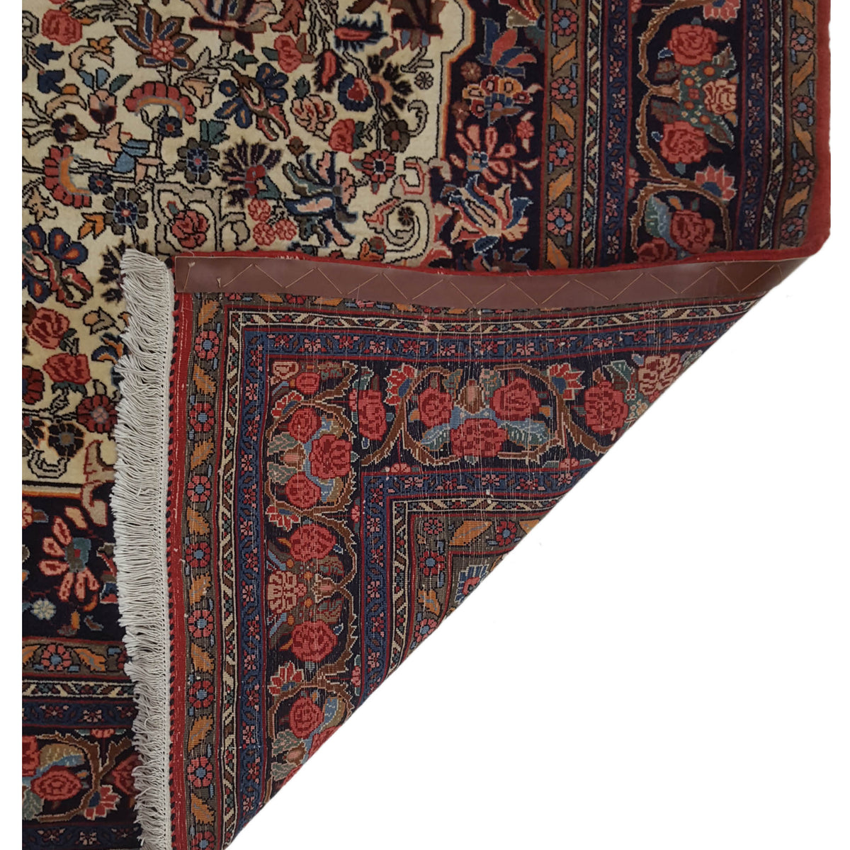 Pacific Bijar 67231 Red Ivory Traditional Hand Knotted Rug