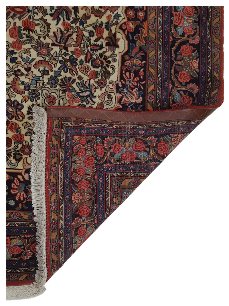 Pacific Bijar 67231 Red Ivory Traditional Hand Knotted Rug