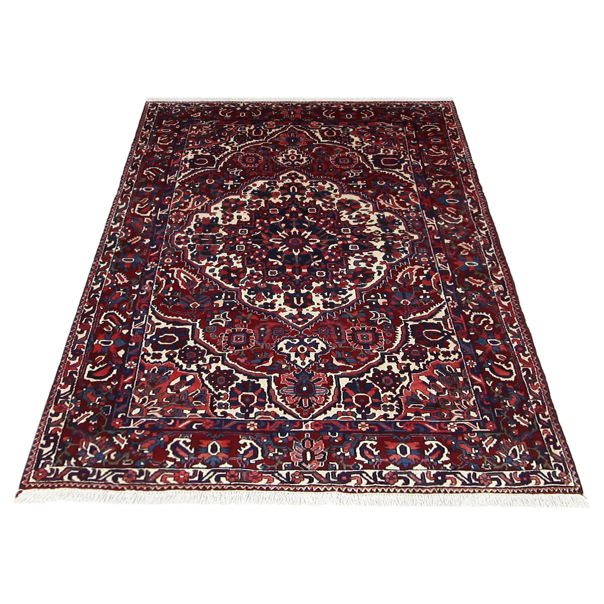 Pacific Bakhtiyari 67233 Red Red Traditional Hand Knotted Rug