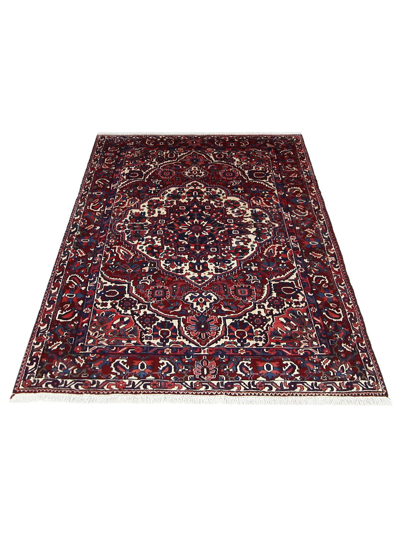 Pacific Bakhtiyari 67233 Red Red Traditional Hand Knotted Rug