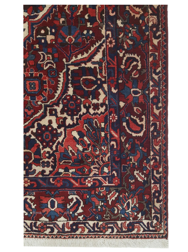 Pacific Bakhtiyari 67233 Red Red Traditional Hand Knotted Rug
