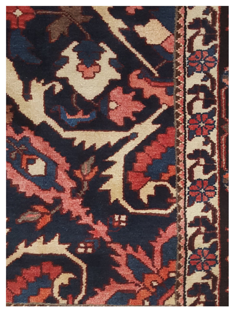Pacific Bakhtiyari 67235 Red Navy Traditional Hand Knotted Rug