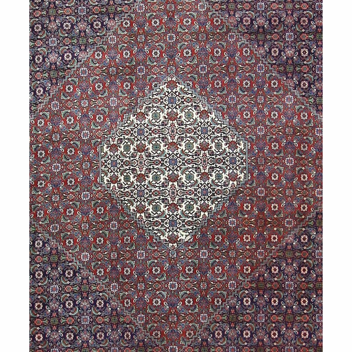 Pacific Tabriz 67238 Navy Ivory Traditional Hand Knotted Rug