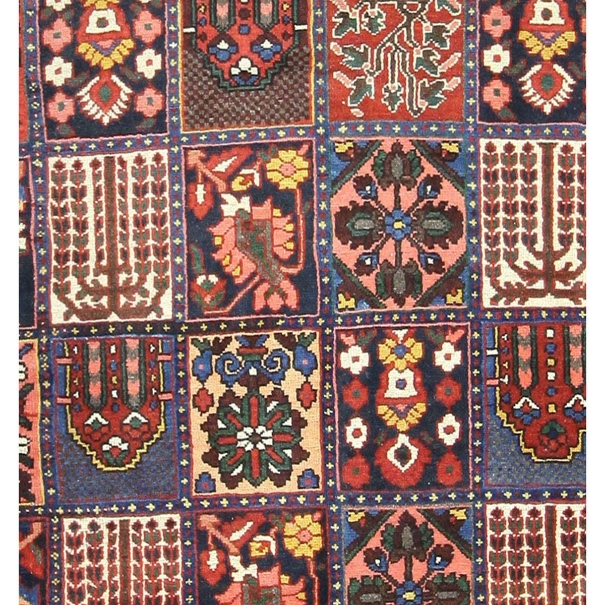 Pacific Bakhtiyari 67241 Red Red Traditional Hand Knotted Rug