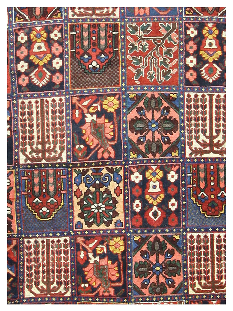 Pacific Bakhtiyari 67241 Red Red Traditional Hand Knotted Rug