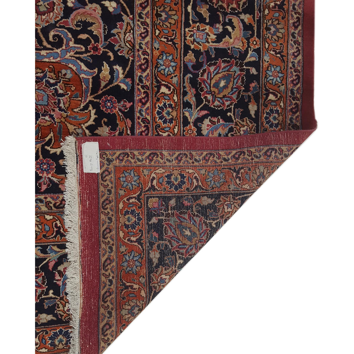 Pacific Mashad 67244 Red Navy Traditional Semi Antique Rug