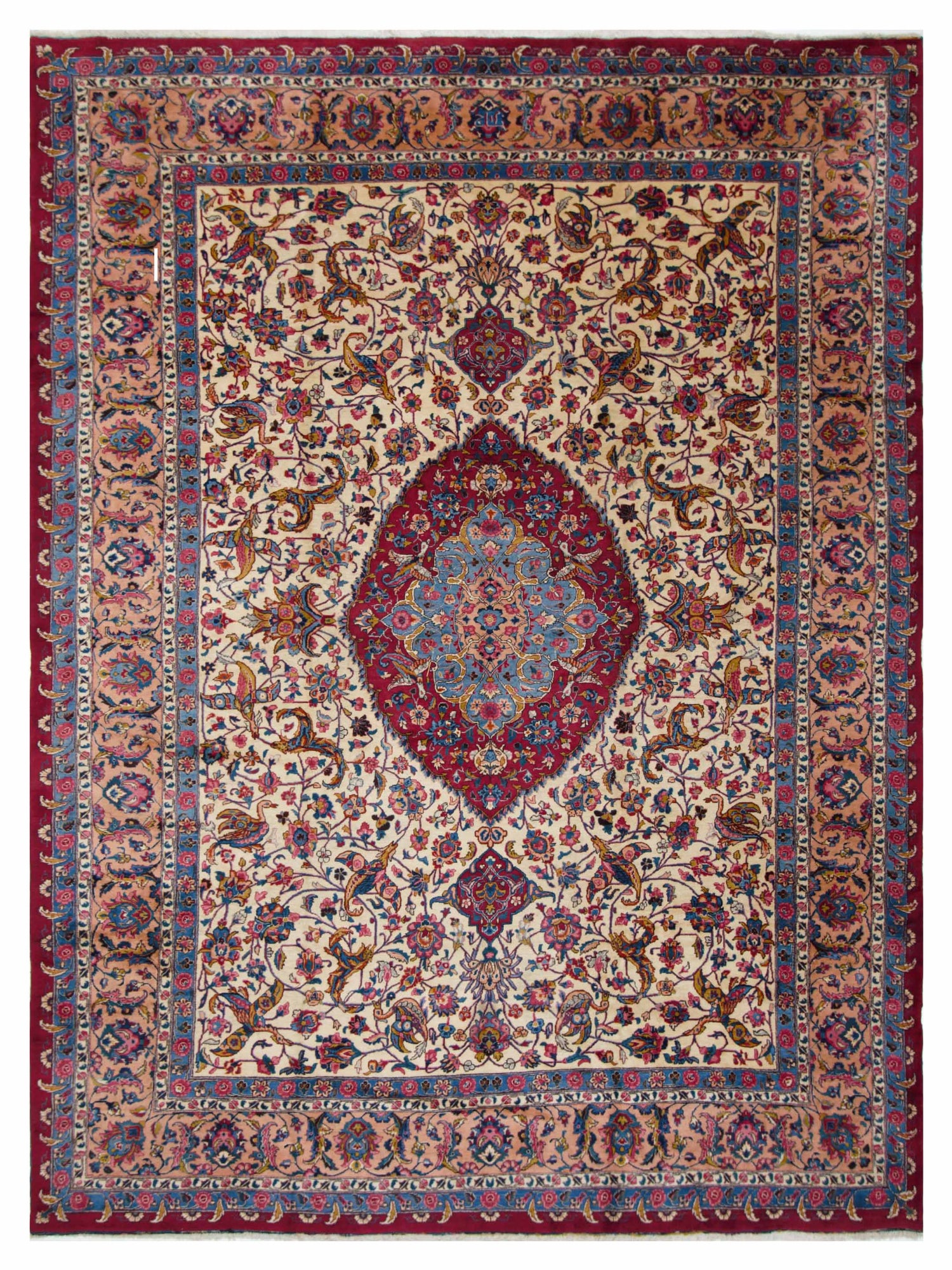 Pacific Mashad  Red Ivory Traditional