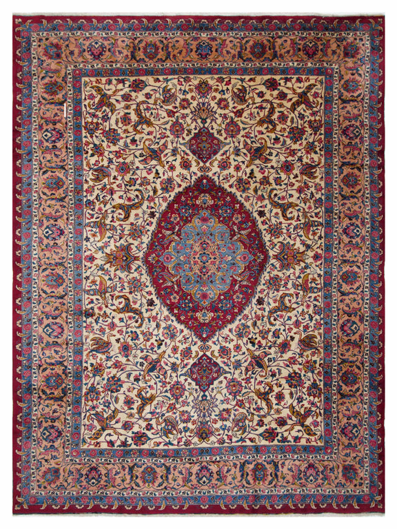 Pacific Mashad  Red Ivory Traditional