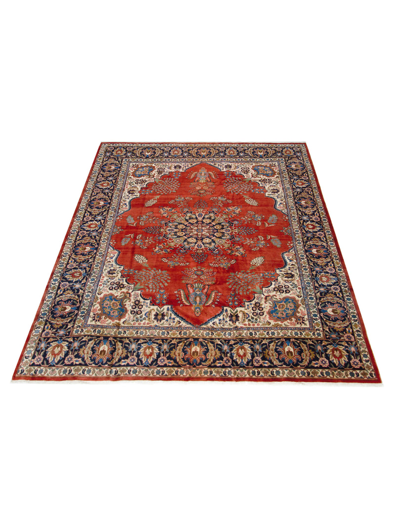 Pacific Khoy 67250 Red Navy Traditional Hand Knotted Rug