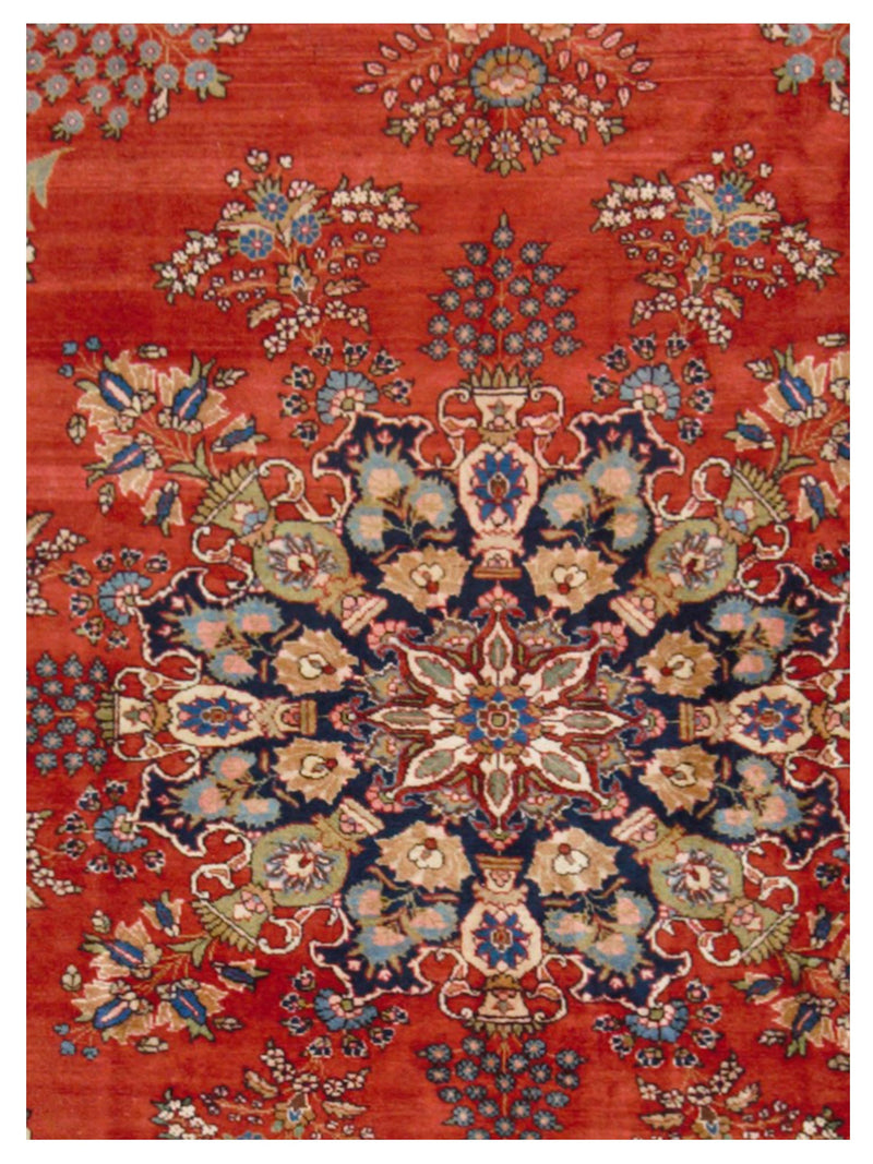 Pacific Khoy 67250 Red Navy Traditional Hand Knotted Rug
