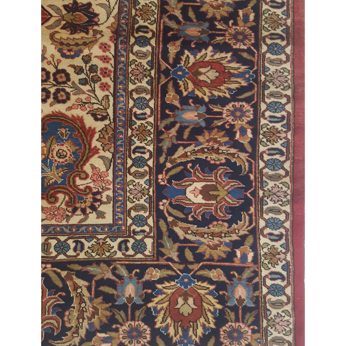 Pacific Khoy 67250 Red Navy Traditional Hand Knotted Rug