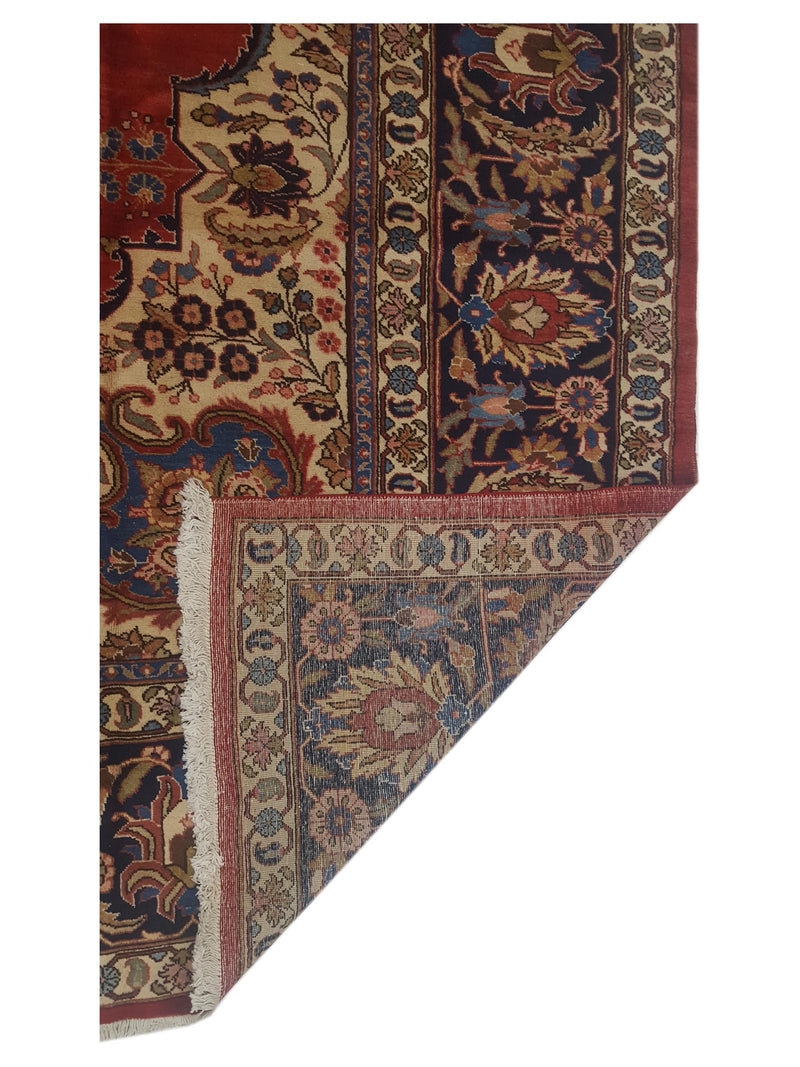 Pacific Khoy 67250 Red Navy Traditional Hand Knotted Rug