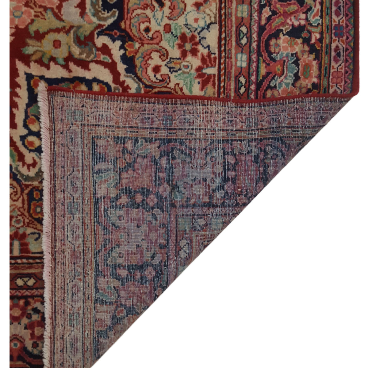 Pacific Mahal 67251 Red Navy Traditional Hand Knotted Rug