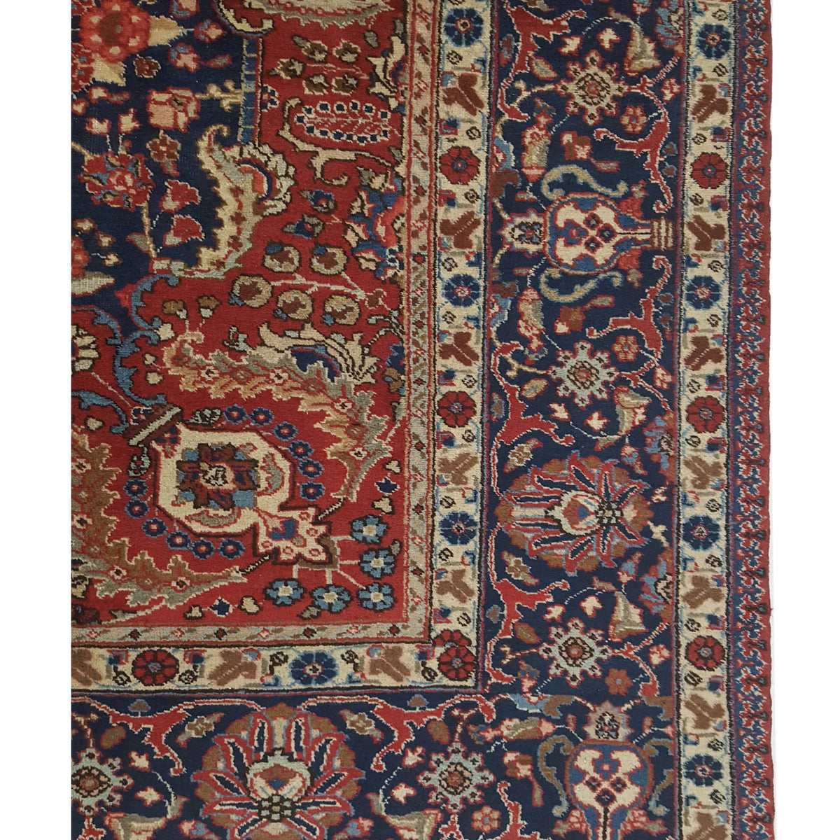 Pacific Khoy 67254 Red Navy Traditional Hand Knotted Rug