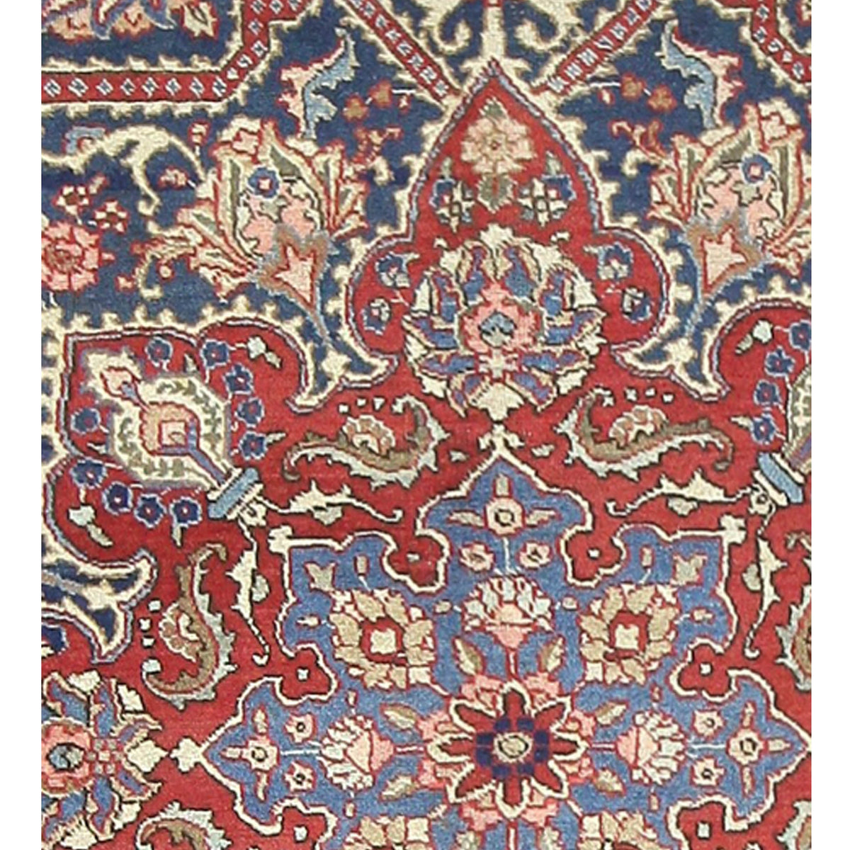 Pacific Khoy 67254 Red Navy Traditional Hand Knotted Rug