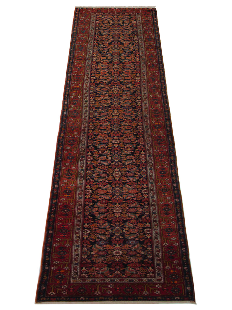 Pacific Zanjan 67255 Navy Rust Traditional Hand Knotted Rug