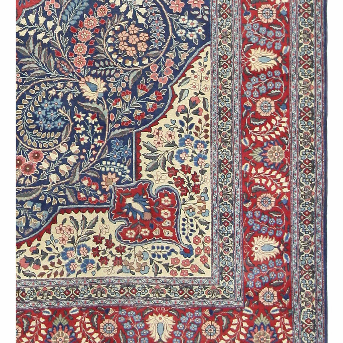 Pacific Khoy 67258 Red Navy Traditional Hand Knotted Rug