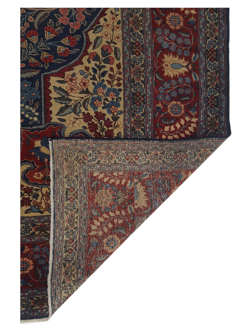 Pacific Khoy 67258 Red Navy Traditional Hand Knotted Rug