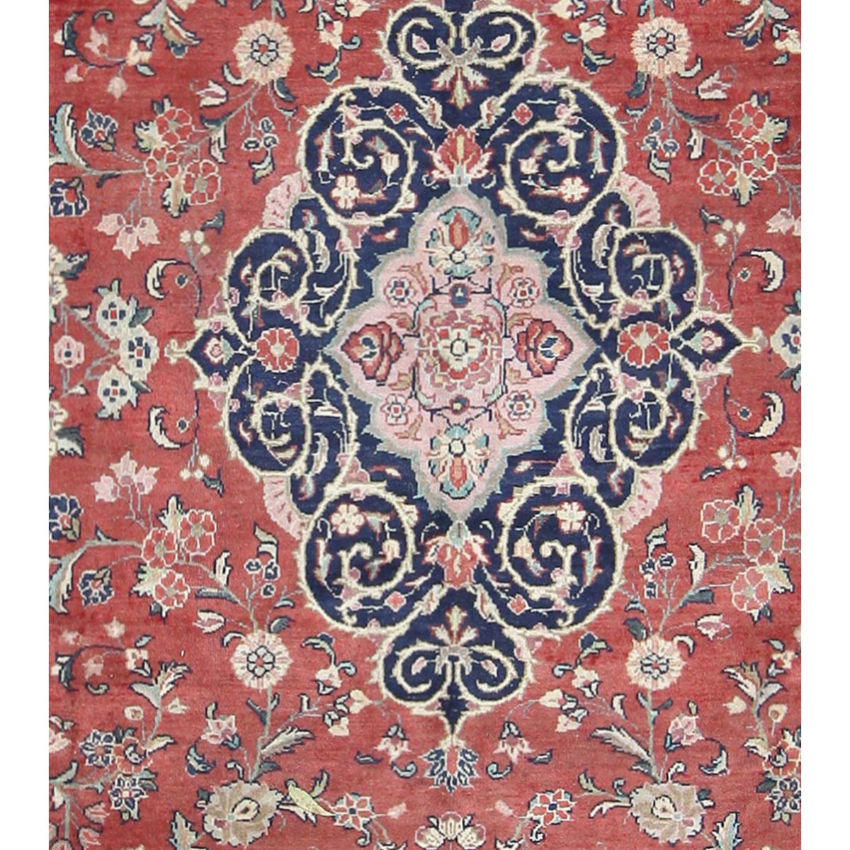 Pacific Sarouk Mahal 67259 Blue Red Traditional Hand Knotted Rug
