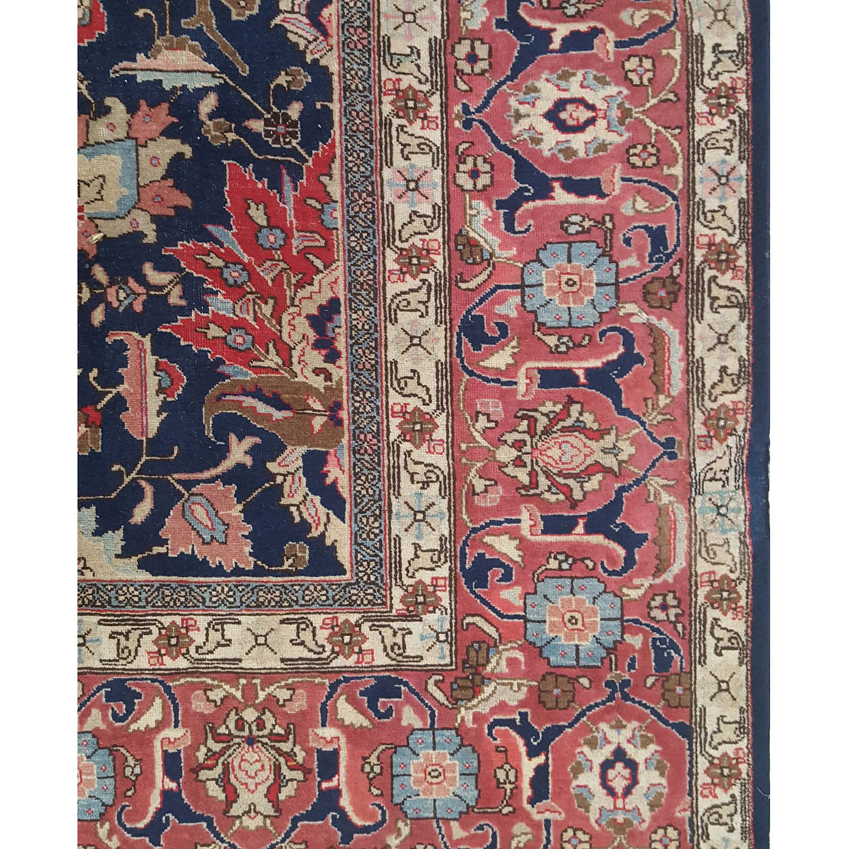 Pacific Khoy 67262 Red Navy Traditional Hand Knotted Rug