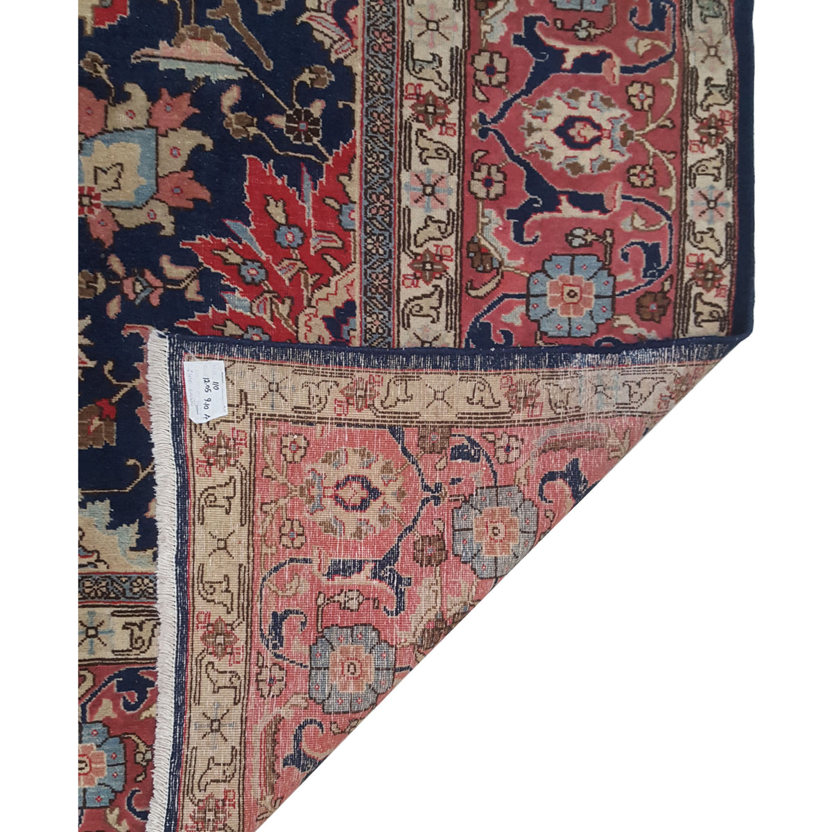 Pacific Khoy 67262 Red Navy Traditional Hand Knotted Rug