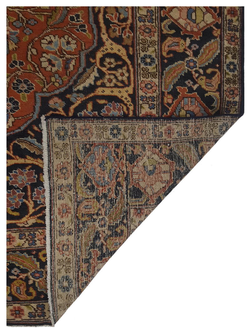 Pacific Khoy 67273 Red Navy Traditional Hand Knotted Rug