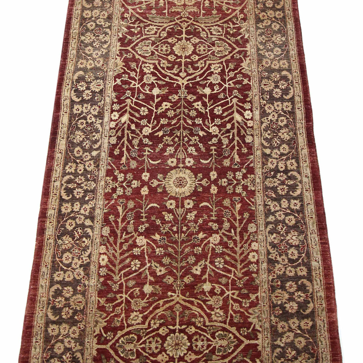 Pacific Peshawar 67279 Rust Lt.Brown Traditional Hand Knotted Rug