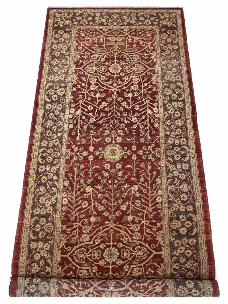 Pacific Peshawar 67279 Rust Lt.Brown Traditional Hand Knotted Rug