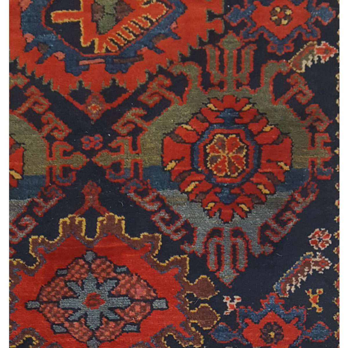 Pacific Malayer 67280 Red Navy Traditional Hand Knotted Rug