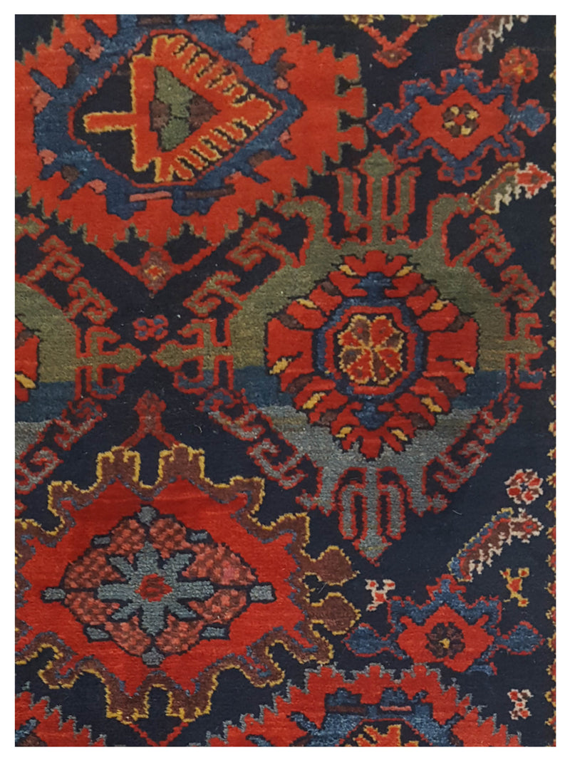Pacific Malayer 67280 Red Navy Traditional Hand Knotted Rug